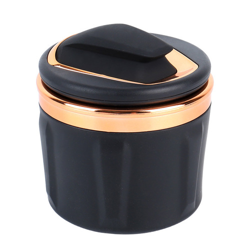 Car ashtray suitable for car-mounted BMW special ashtray original car multi-functional LED light creative ceramic liner