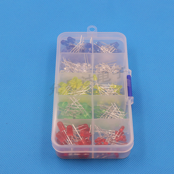 Luminous diode box is 3mm 5mm 5 -color