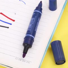 Oil-based double-headed marker pen, black thick outline pen, logistics pen, kindergarten children's coloring and painting pen