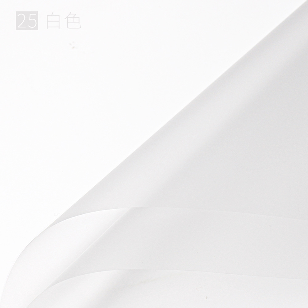 Flower Party Factory al por mayor papel mate de color sólido translúcido papel de embalaje de flores papel de embalaje de flores floristería papel de material de embalaje