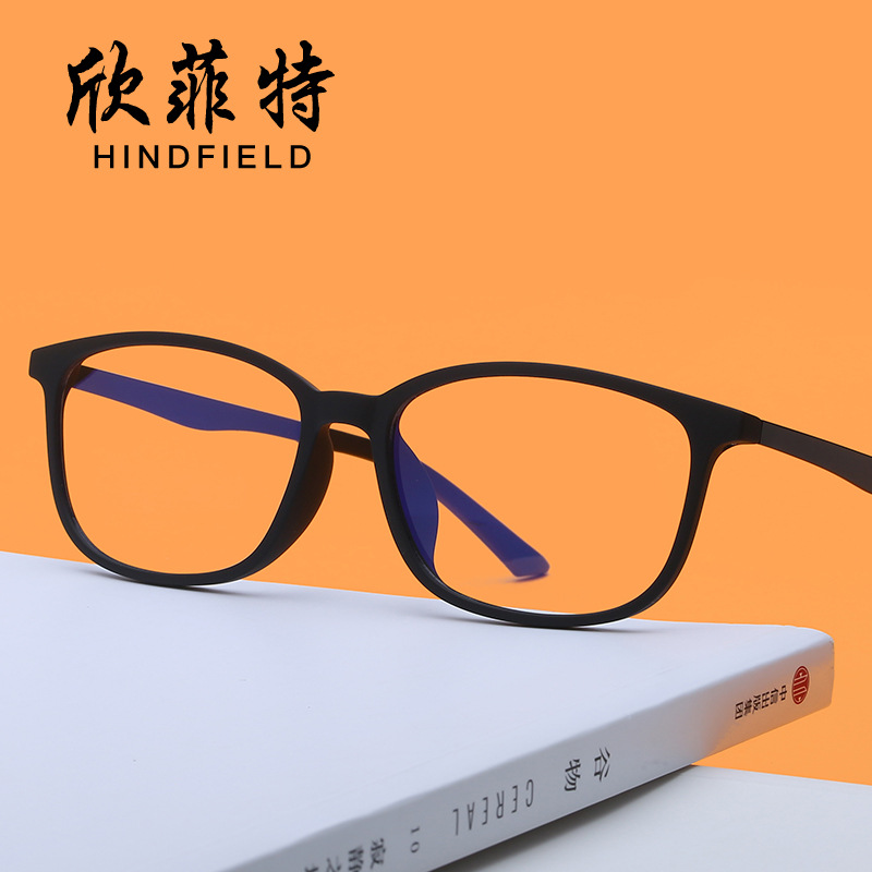 新款TR眼镜架 TR90平光镜 弹性漆眼镜架 复古蓝光平光镜批发