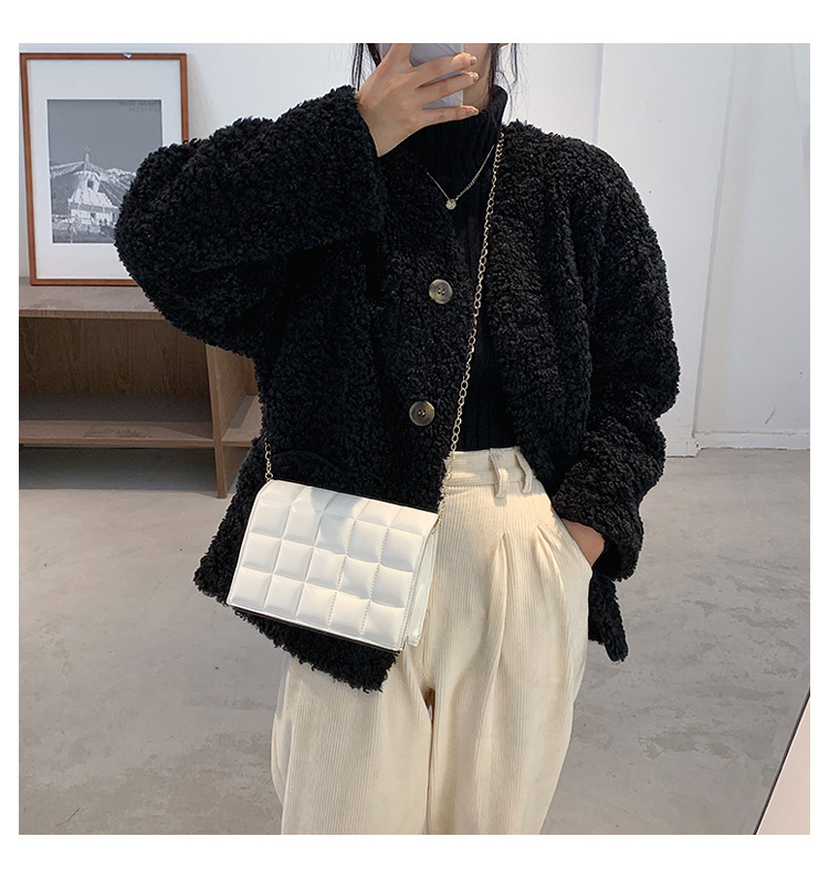 Small Pu Leather Streetwear Square Bag Underarm Bags Shoulder Bag display picture 5