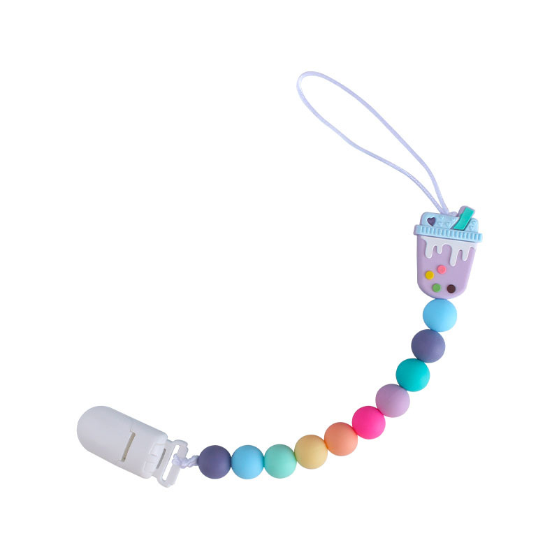 Explosivo bebé suministros plástico chupete clip bebé calmante silicona animal coche juguete mordedor cadena