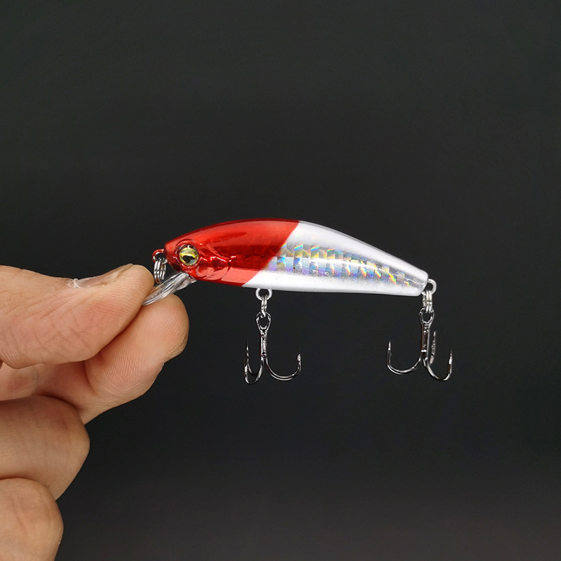 Small Minnow Lures Hard Baits Bass Trout Bowfin Fresh Water Fishing Lure