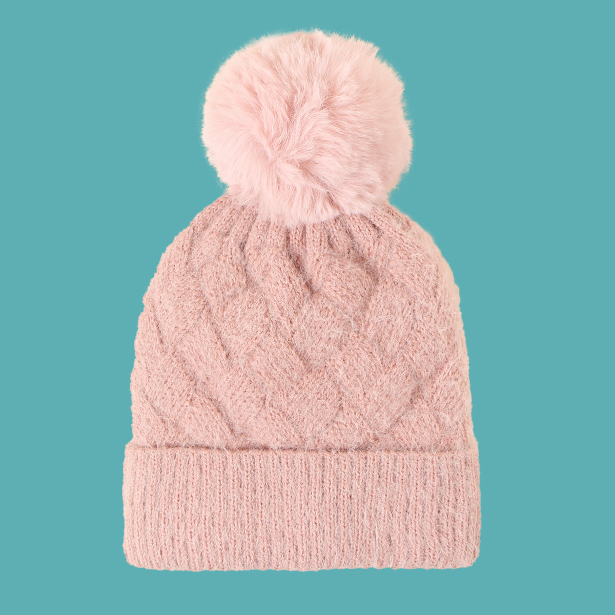 Korean Fashion Solid Color Knitted Hat display picture 3