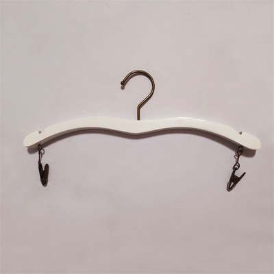 实木内衣架白色欧式木质文胸衣挂商场服装店展示内裤胸罩专用批发