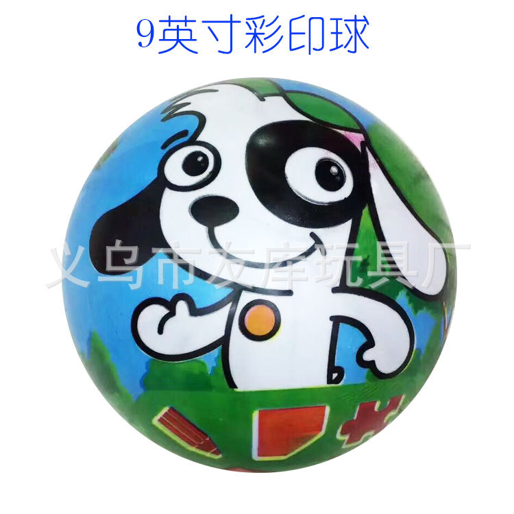 Inflatable painted cartoon balls