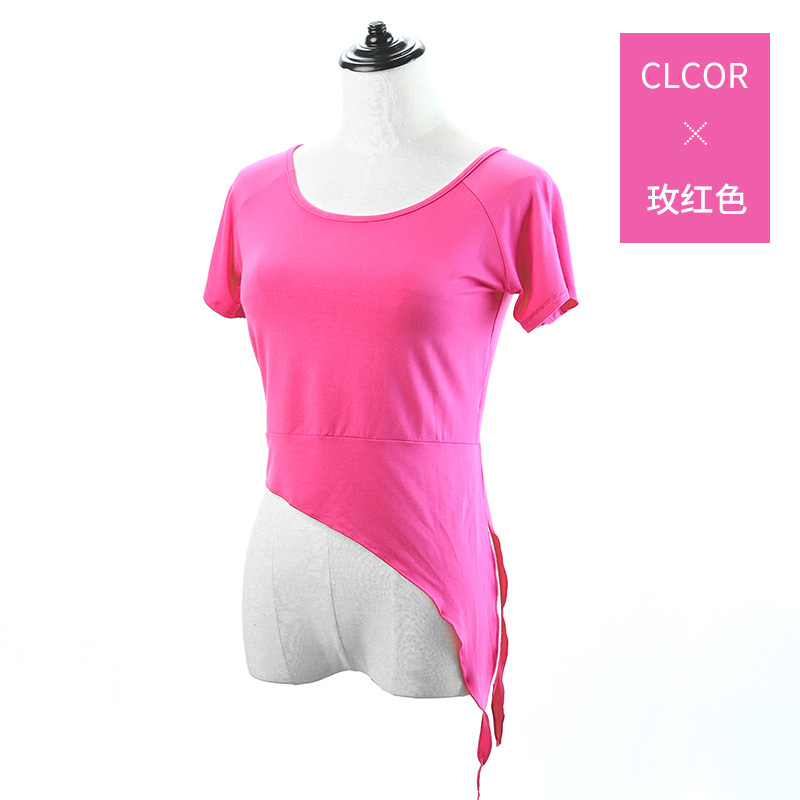 Ropa de baile ropa de práctica tops de mujer primavera y verano de manga corta modal danza clásica cuerpo danza moderna pantalones de pierna ancha traje
