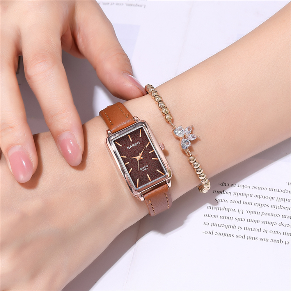 Fashion Rectangle Buckle Quartz Women's Watches display picture 4