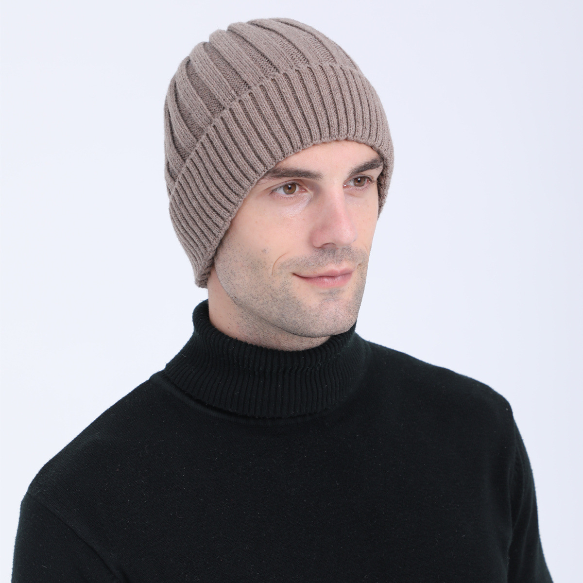 Berretto beanie in maglia di lana per uomo e donna_voghion.com
