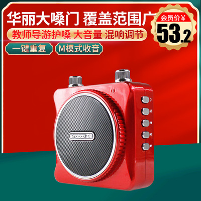 秦歌 M102小蜜蜂扩音器 教师专用讲课教学导游腰挂耳麦小喇叭混响|ms