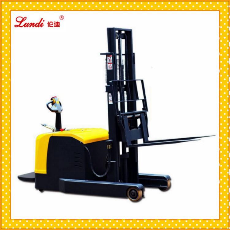 前仰后俯全电动堆高车 1吨2.5米前移式升高装卸车 电瓶叉车
