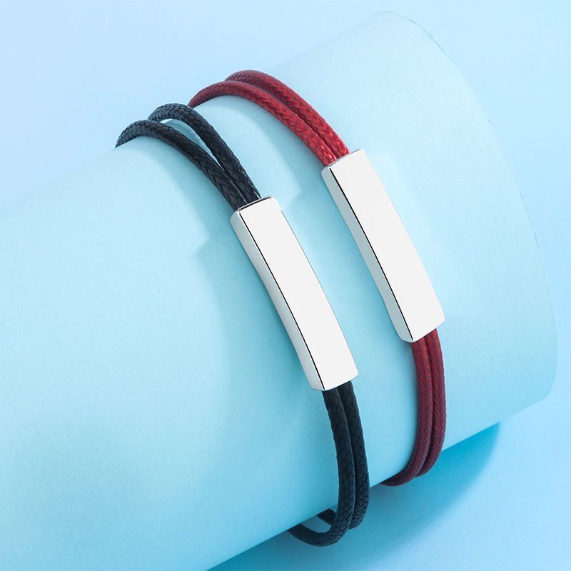 Couple Bracelets for Men and Women, Engraved Bracelets for Students, Best Friends, Long-Distance Relationships, Gifts for Girlfriends, Wholesale Couple Models