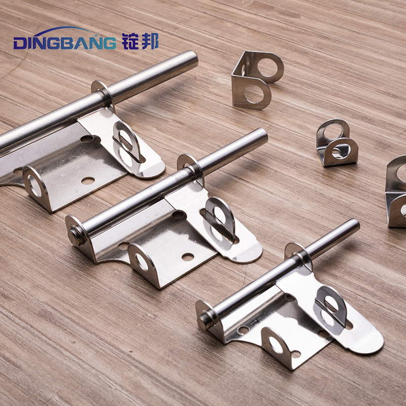 Thickened Stainless Steel Door Bull Bolt, Fat Plug, Elbow Plug, Thickeneded Anti-Theft Door Bolt, Stainless Steel Lock Row Wholesale Stainless Steel