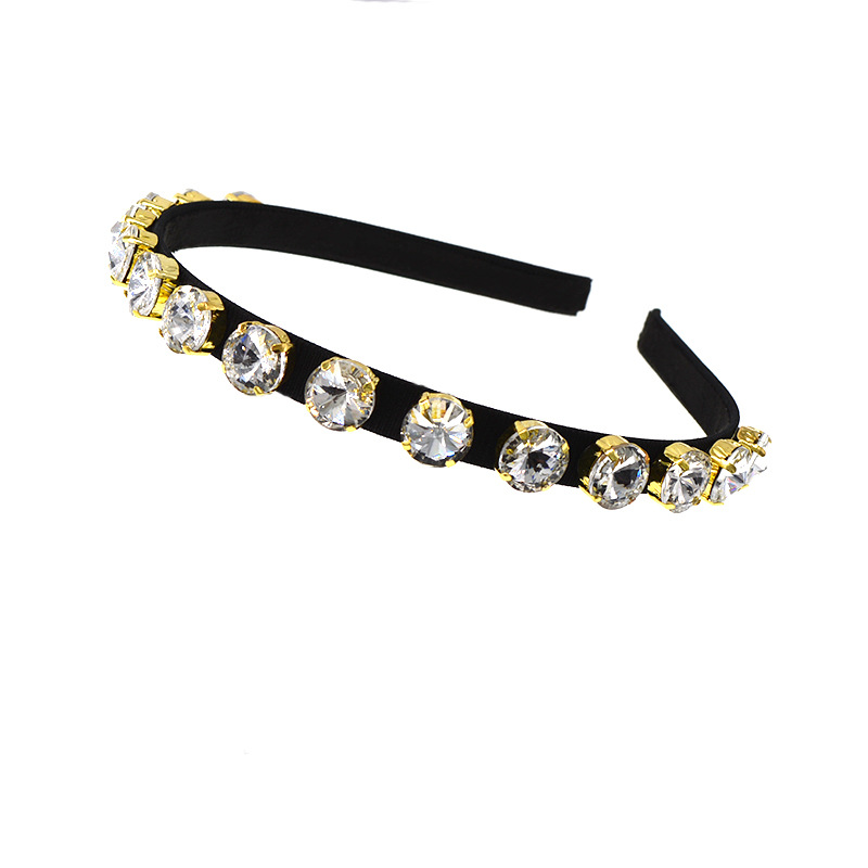 Nouvelle-coréen Style Dongdaemun Baroque Vintage Perle Diamant Couleur Cristal Accessoires Femmes Cheveux Accessoires Bandeau Bandeau Épingle À Cheveux display picture 3