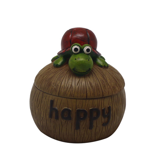 Cross-border foreign trade creative cartoon personality animal ashtray resin crafts ornaments home furnishings
