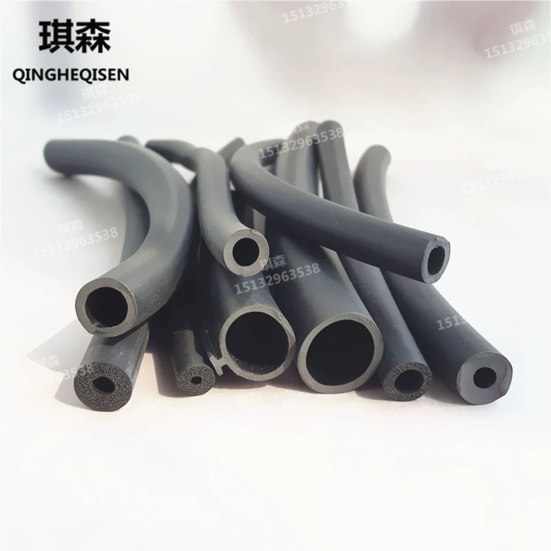 Цилиндрическая полая плотная уплотнительная трубка Звукоизоляционная лента резиновая поролоновая лента O-типа вставка полой цилиндрической уплотнительной ленты