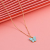 Brand accessory, acrylic cute necklace, chain for key bag , European style, internet celebrity