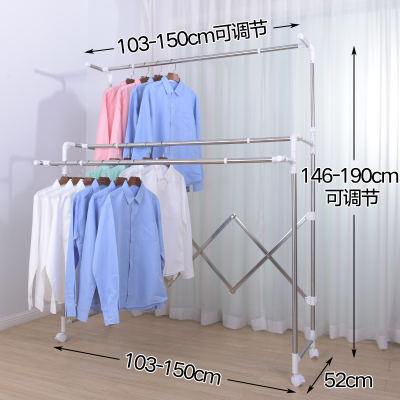 0408E方管三杆白色