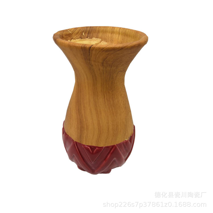 现代陶瓷窑变釉家居摆设花瓶花插水转印