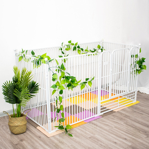 Manufacturer all-around pet fence kennel pet barrier small medium large pet fence square tube dog fence