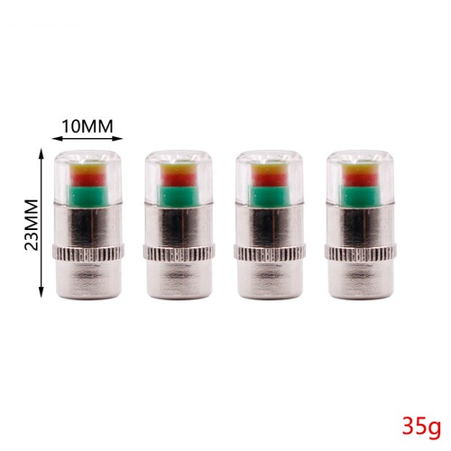 Tire pressure monitor valve cap warning cap car tire detection anti-theft vacuum tire valve cap