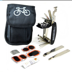 Cycling equipment portable bicycle tire repair tool mountain bike combination repair tool kit set