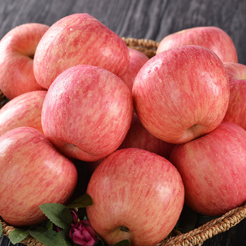 烟台红富士苹果新鲜水果脆甜多汁糖心大果烟台栖霞红富士一件代发|ru