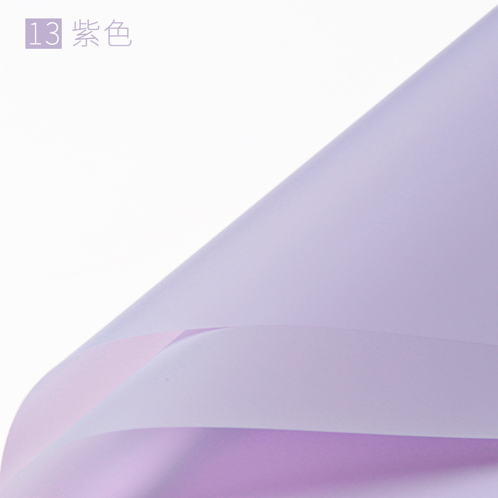 Flower Party Factory al por mayor papel mate de color sólido translúcido papel de embalaje de flores papel de embalaje de flores floristería papel de material de embalaje