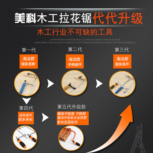 Multifunctional wire saw, small saw, handmade jigsaw, mini wire saw, woodworking tools, diy saw blade