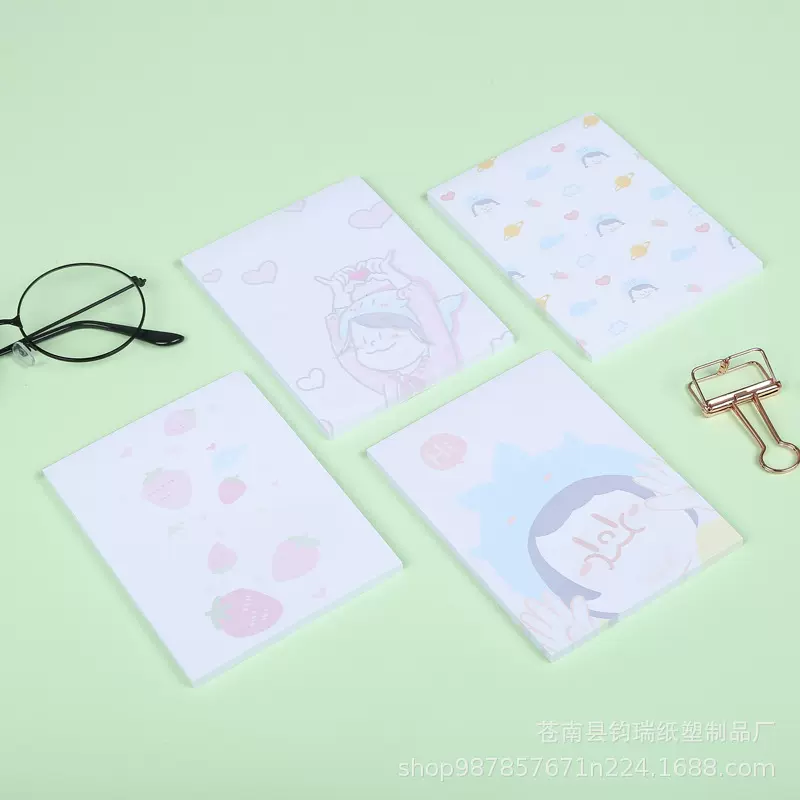 厂家广告创意便利贴便签本留言N次贴彩色便签