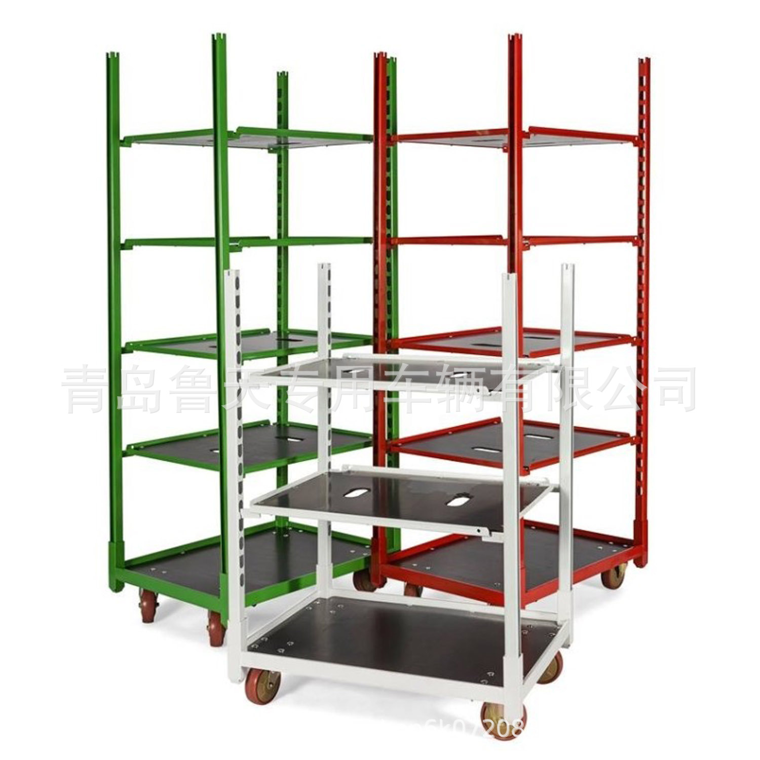 多层花卉展示架 鲜花蔬菜育苗床 商店苗圃大棚周转车