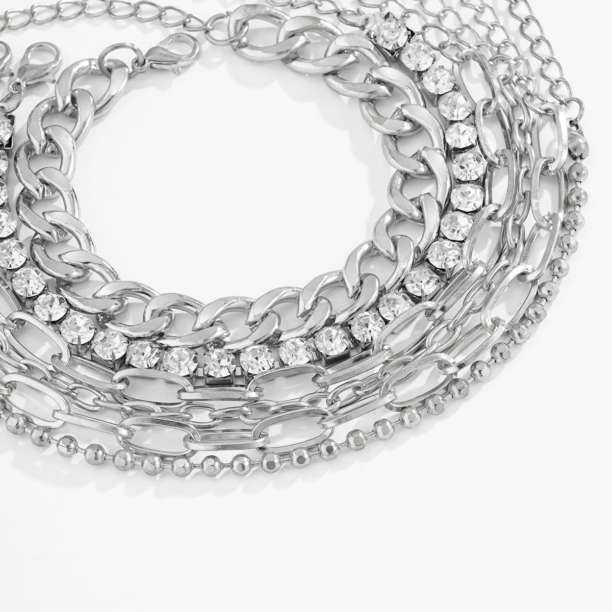 Diamond Multi-layer Retro Bracelet Set display picture 5