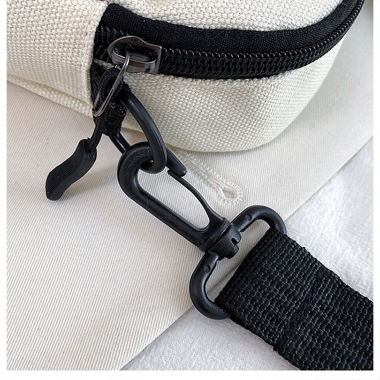 Korean version of Instagram, Japanese style Harajuku, cute and soft girl, with a unique vintage look, girl canvas single-shoulder small crossbody bag, female student undefined