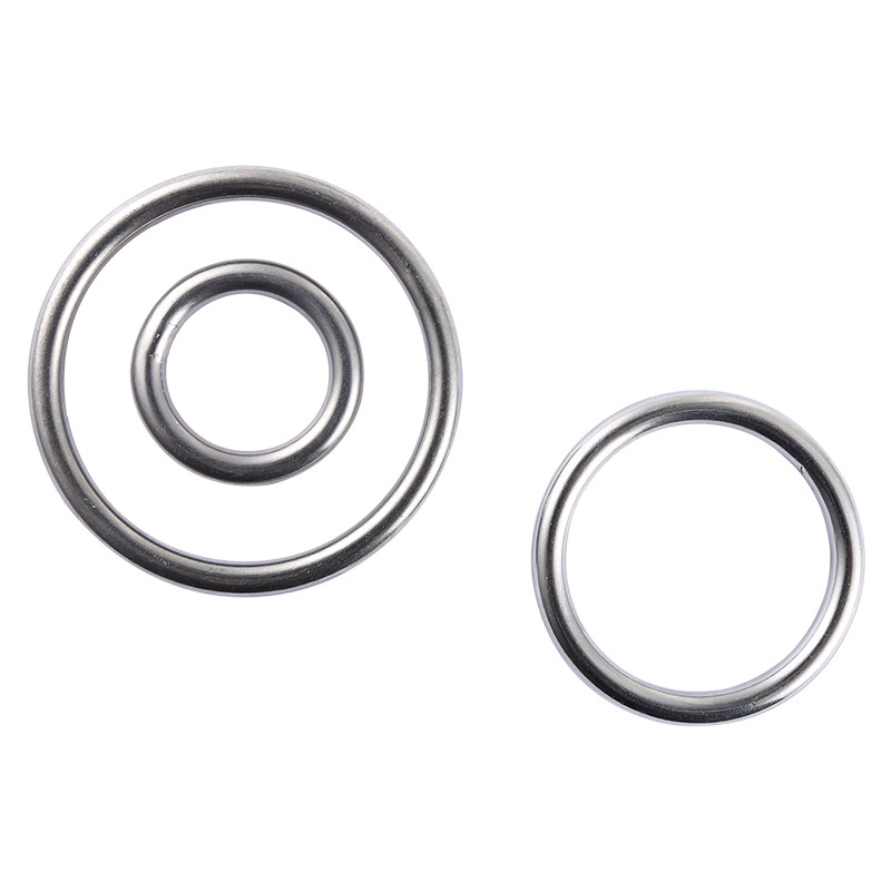 304 stainless steel ring seamless O-ring pet ring hammock yoga connection ring solid steel ring hand pull ring