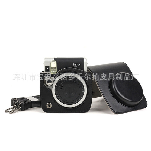Factory Polaroid mini90 camera bag brown black shoulder retro photography bag