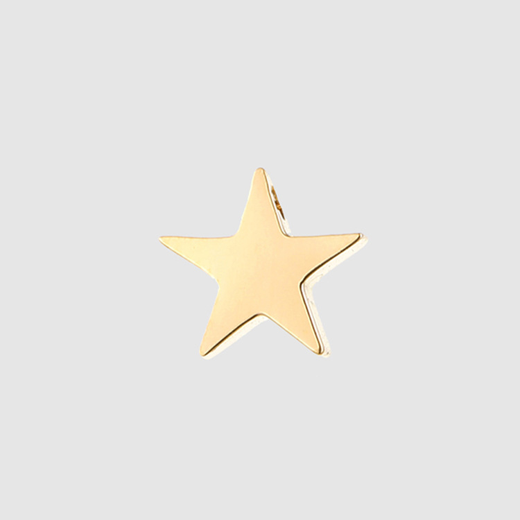 Stainless Steel 14K Gold Plated Infinity Star Symbol Satin Beads display picture 1