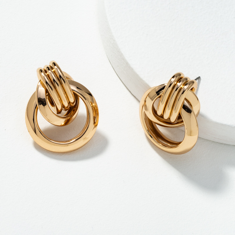 metal simple fashion earrings
