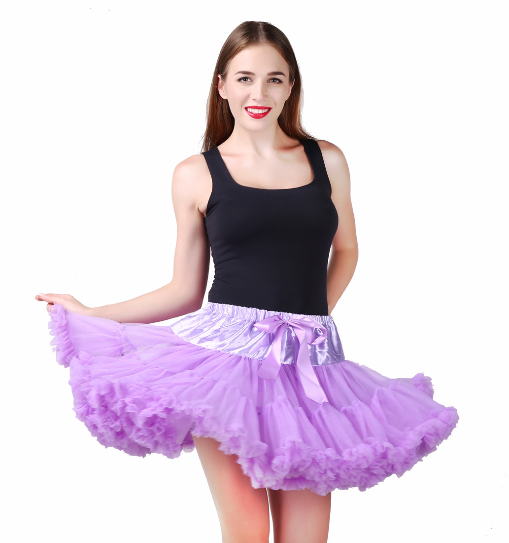 European and American gauze Puff skirt lolita skirt support lolita gauze skirt super-puff soft gauze boneless petticoat trendy princess skirt