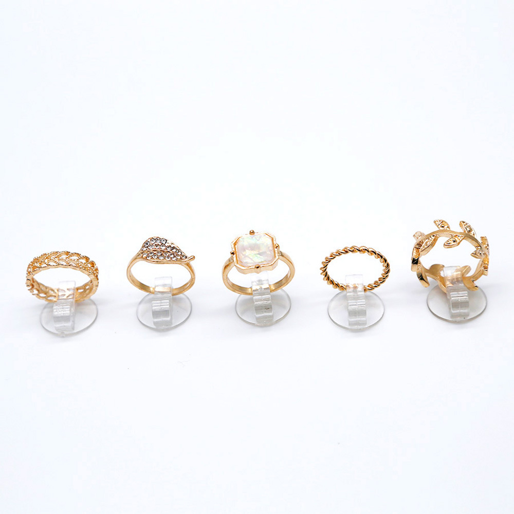 New Fashion Wild Creative Exaggerated Multi-style Geometric Suit Joint Ring Wholesale display picture 11