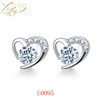 Fashionable zirconium, earrings, accessory, Korean style, four-leaf clover, wholesale