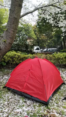 Kaima outdoor double children's game Tent 2-3 people camping outdoor waterproof tent wholesale (Çadırlar) - red-double