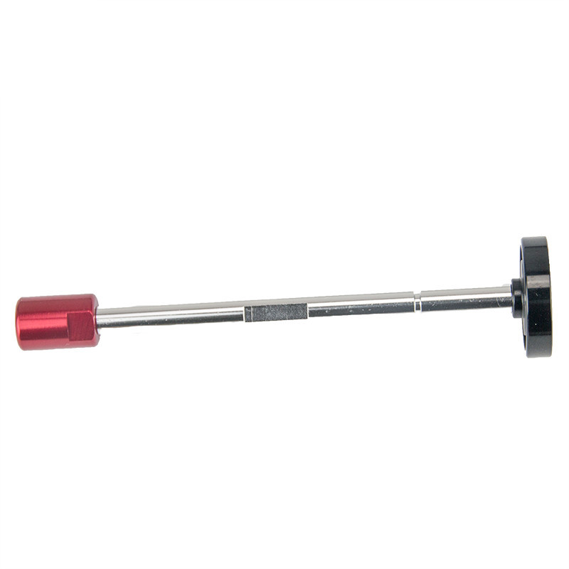 铝制组合螺丝 铝氧化银色螺杆红色螺母黑色底座 组合螺栓