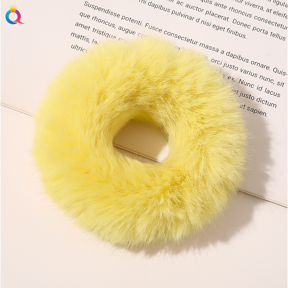 Soft Imitation Rabbit Fur Hair Rope display picture 4