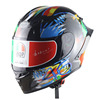 Cross border Electric Helmet Graffiti Edition Tail Full helmet men and women personality Four seasons