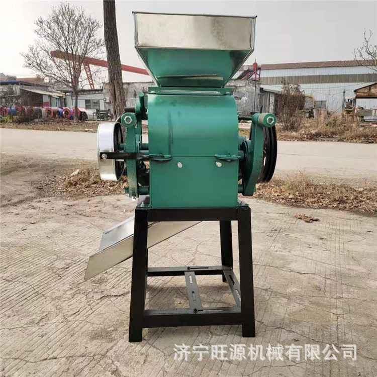 家用电挤扁机 粮食粉碎破碎机 大豆玉米花生压扁机