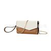 Fashionable polyurethane small bag, shoulder bag one shoulder, chain, hand loop bag, city style