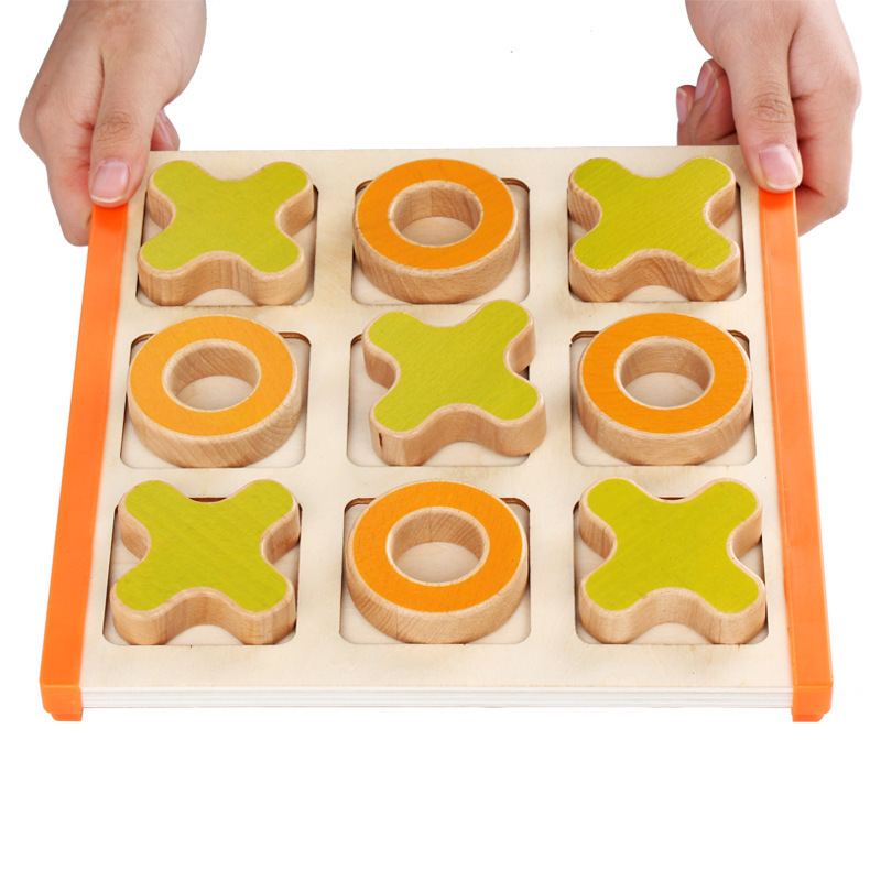 木制过三关幼儿园早教教具儿童益智游戏版木制玩具