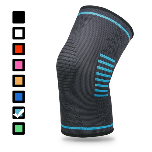 Sports knee pads wholesale four-elastic non-slip warm nylon knitted protective gear outdoor cycling mountaineering knee pads
