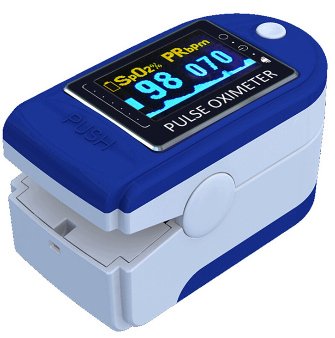 Clip Oximeter Pulse Oxygen saturation Tester Heart Rate OLED Heart rate CMS50D